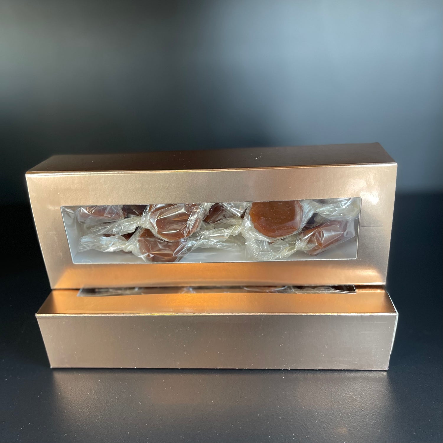 Kicking Caramels on display for the Cove Tea Co