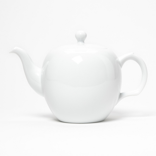 Porcelain Teapot — Pure White