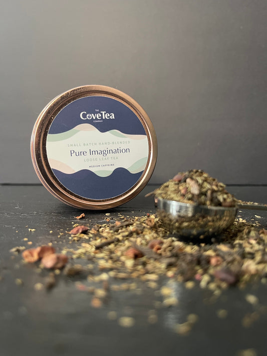 Pure Imagination in Limited Edition Rose Gold Tin by The Cove Tea Co, Canada