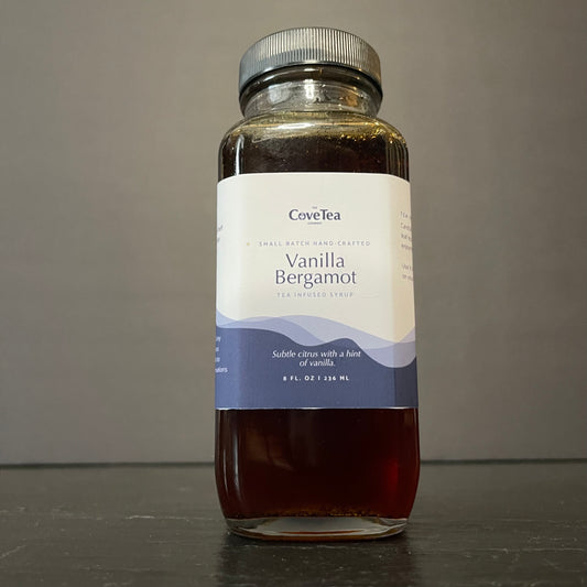 Vanilla Bergamot syrup for London Fog tea latte