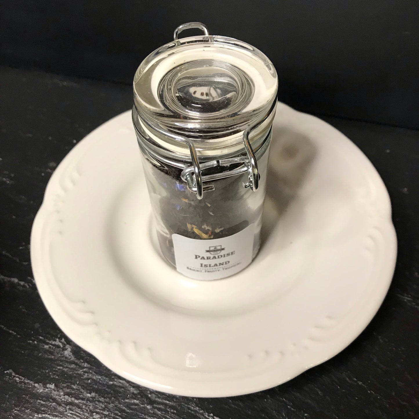 Ivory Teacup and Saucer Set