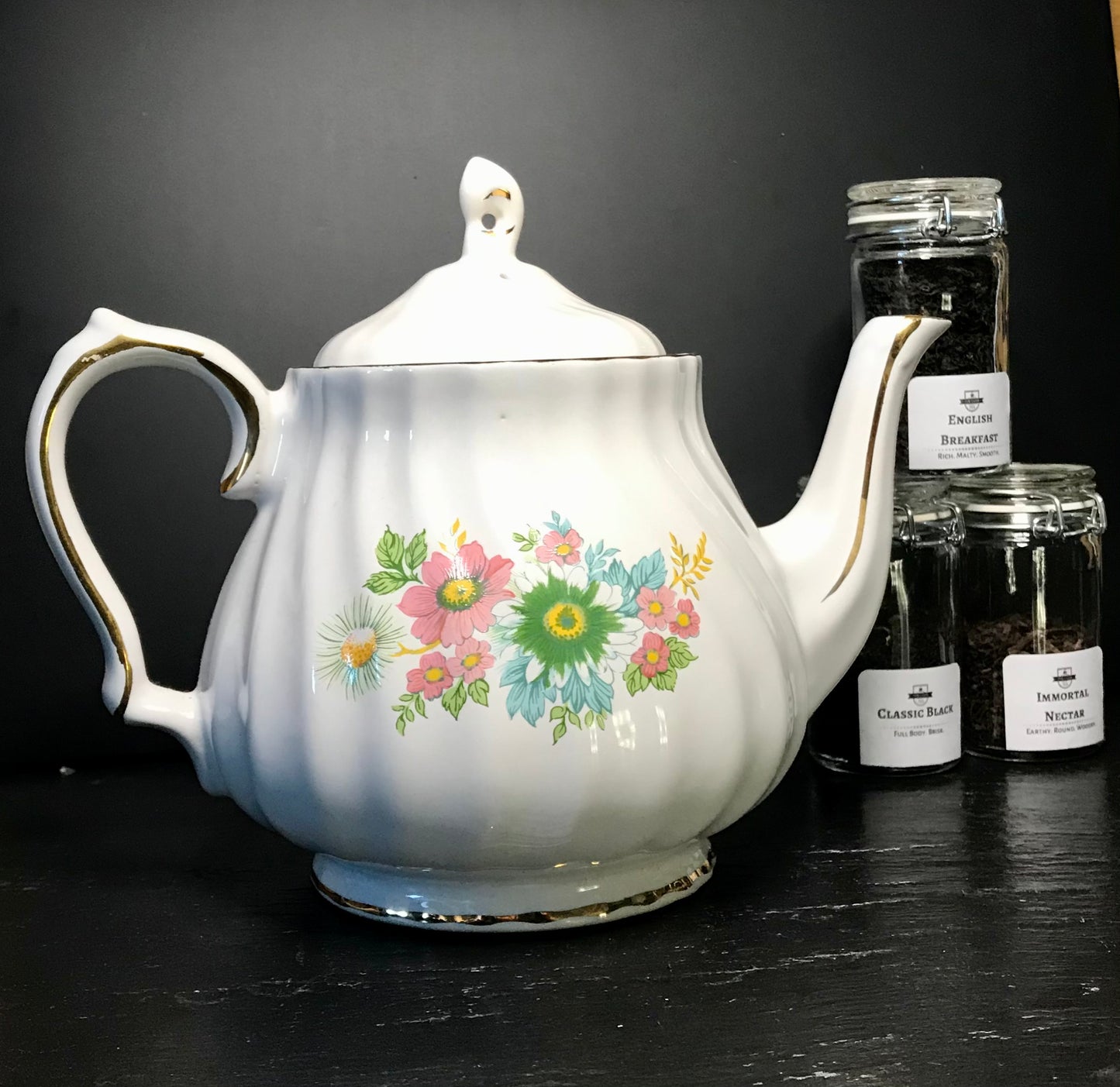 Vintage Sadler Windsor Floral Teapot