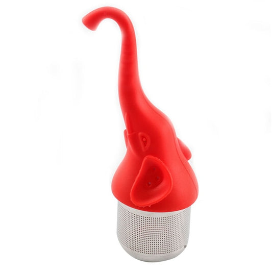 Red Large Elephant Whole Leaf Tea Infuser - The Cove Tea Company - Spruce Grove Alberta Canada
